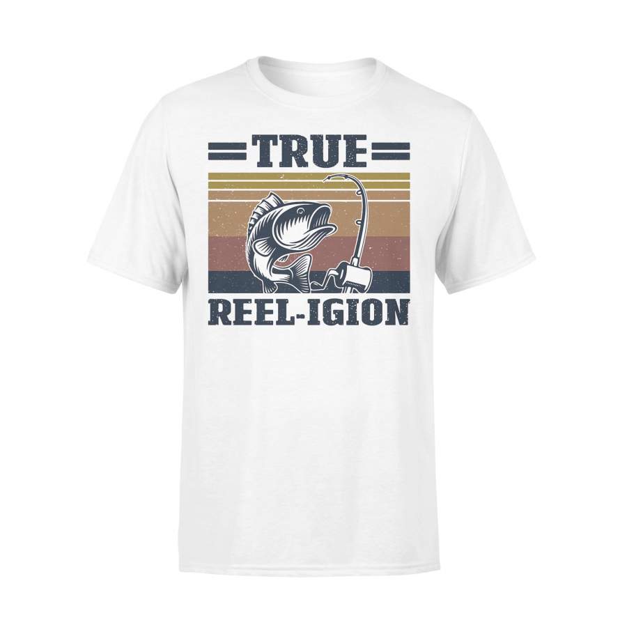 True Reel-Igion Fishing Vintage T-shirt