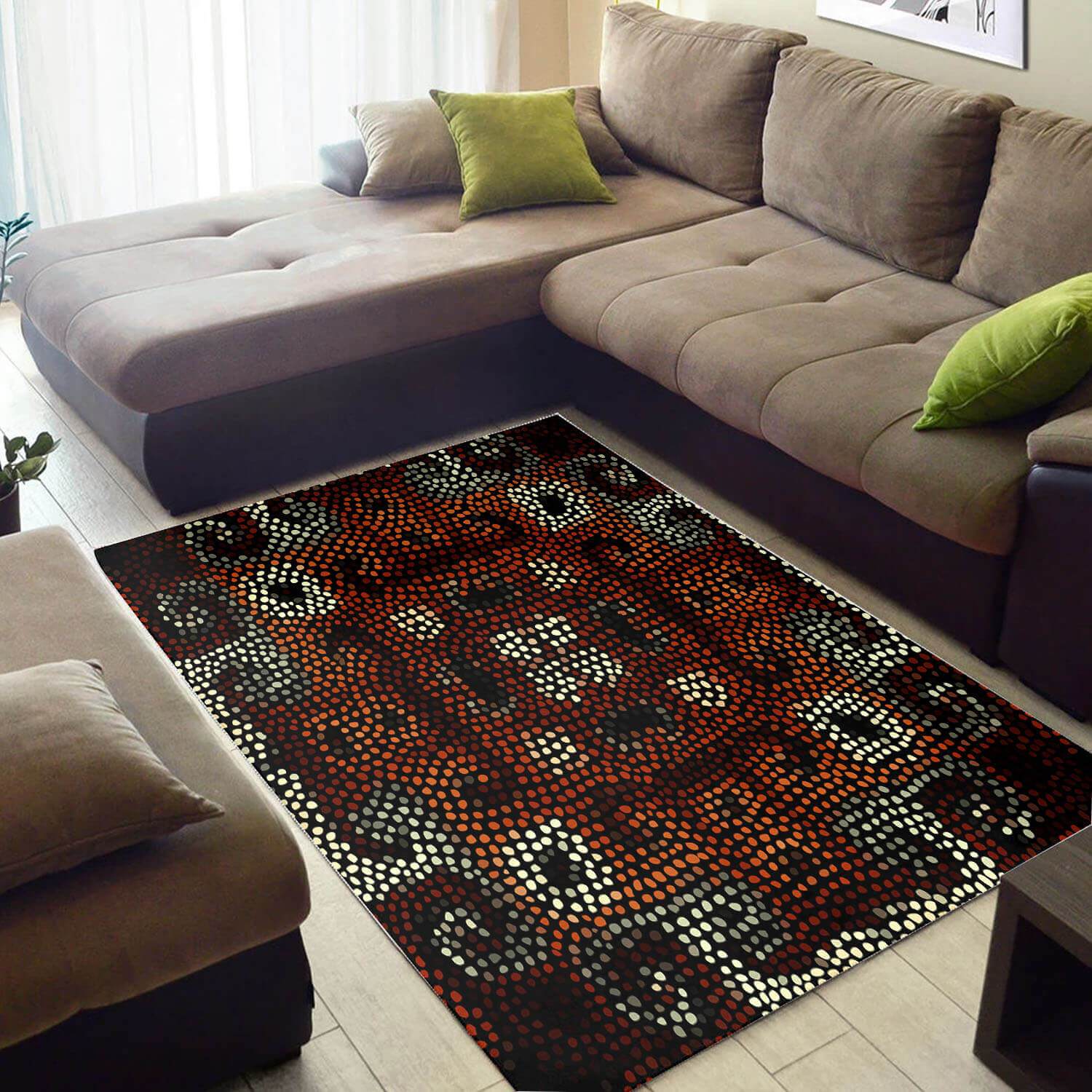 Beautiful African Area Rug Amazing Natural Hair Afrocentric Pattern Art African Large Carpet African House Decor WBG3522