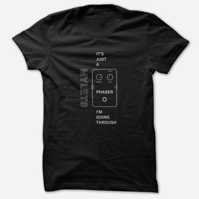 It’S Just A Phaser Black T-Shirt