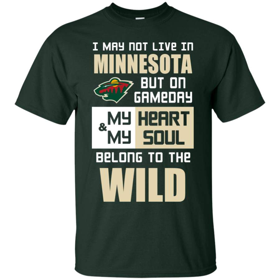 My Heart And My Soul Belong To The Minnesota Wild T Shirts