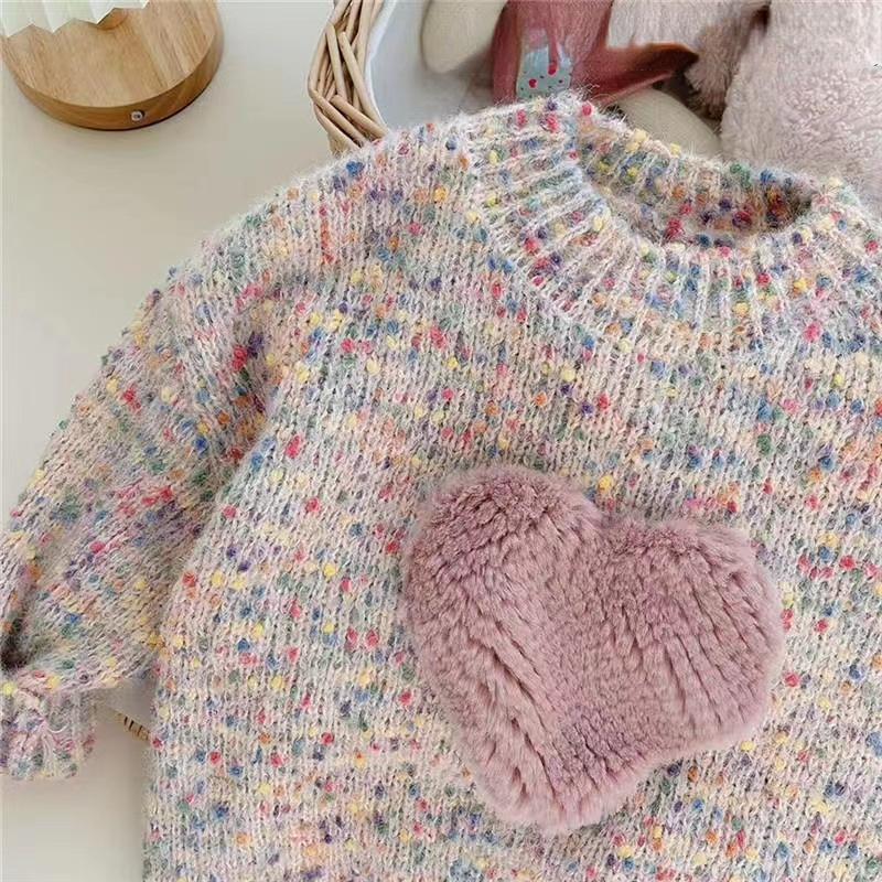 Criscky Autumn Winter Children Sweaters Kids Knitting Pullovers Tops Toddler Girls Long Sleeve Baby Girl Sweaters Coat Winter alx