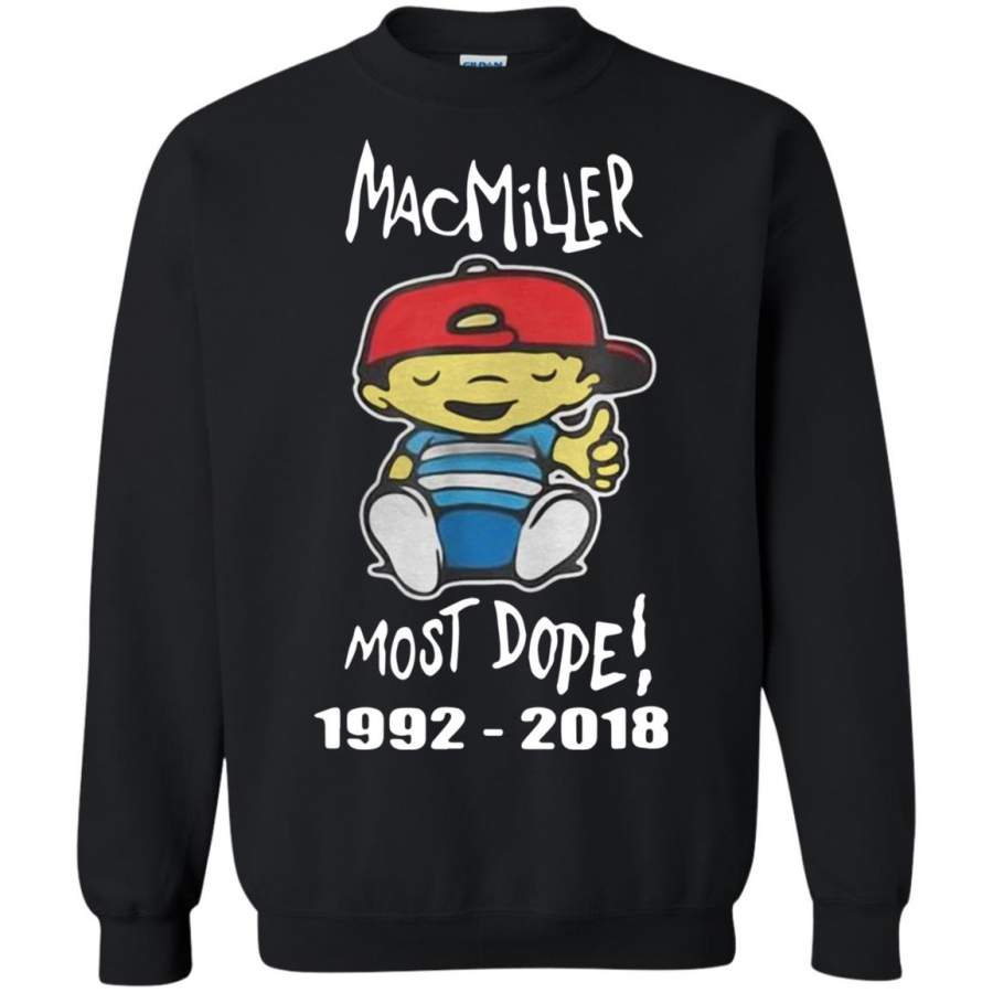 Mac Miller most dope 1992 2018 kid Sweatshirt T-Shirt