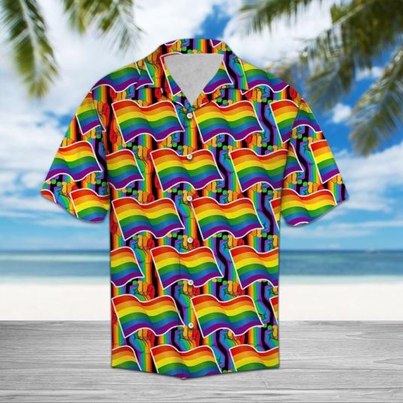 Pride Lgbt Colorful Unique Design Unisex Hawaii Shirt For Men And Women Ha46521