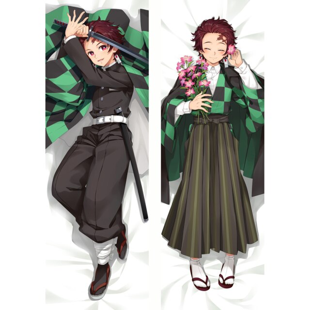 Demon Slayer – Kimetsu No Yaiba – Kamado Tanjirou – Double-Sided Anime Dakimakura Pillow Case