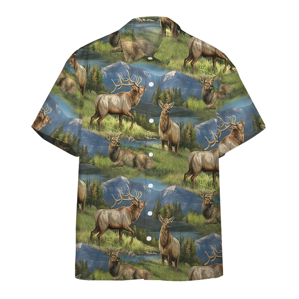 Gearhumans Wild Wings Elkmont Ridge Scenic Custom Hawaiian Shirt Ha93548