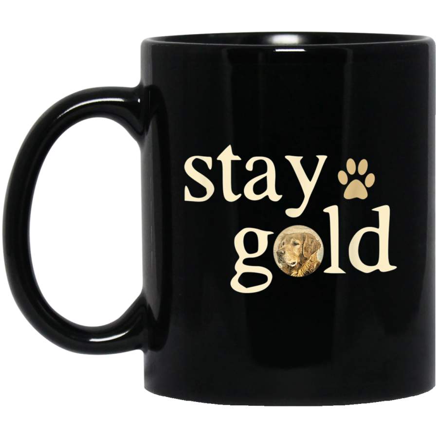 Trendy Stay Gold Golden Retriever Mom Dad Cute Dog Puppy Mug