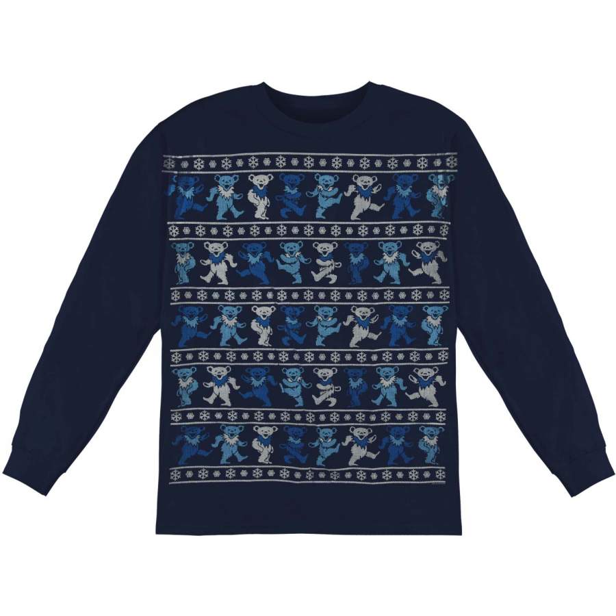 Dancin Bear XMas Sweater Long Sleeve  Long Sleeve