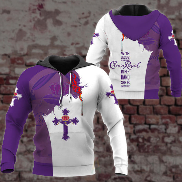 Easter Day Crown Royal Hoodie For Men And Women