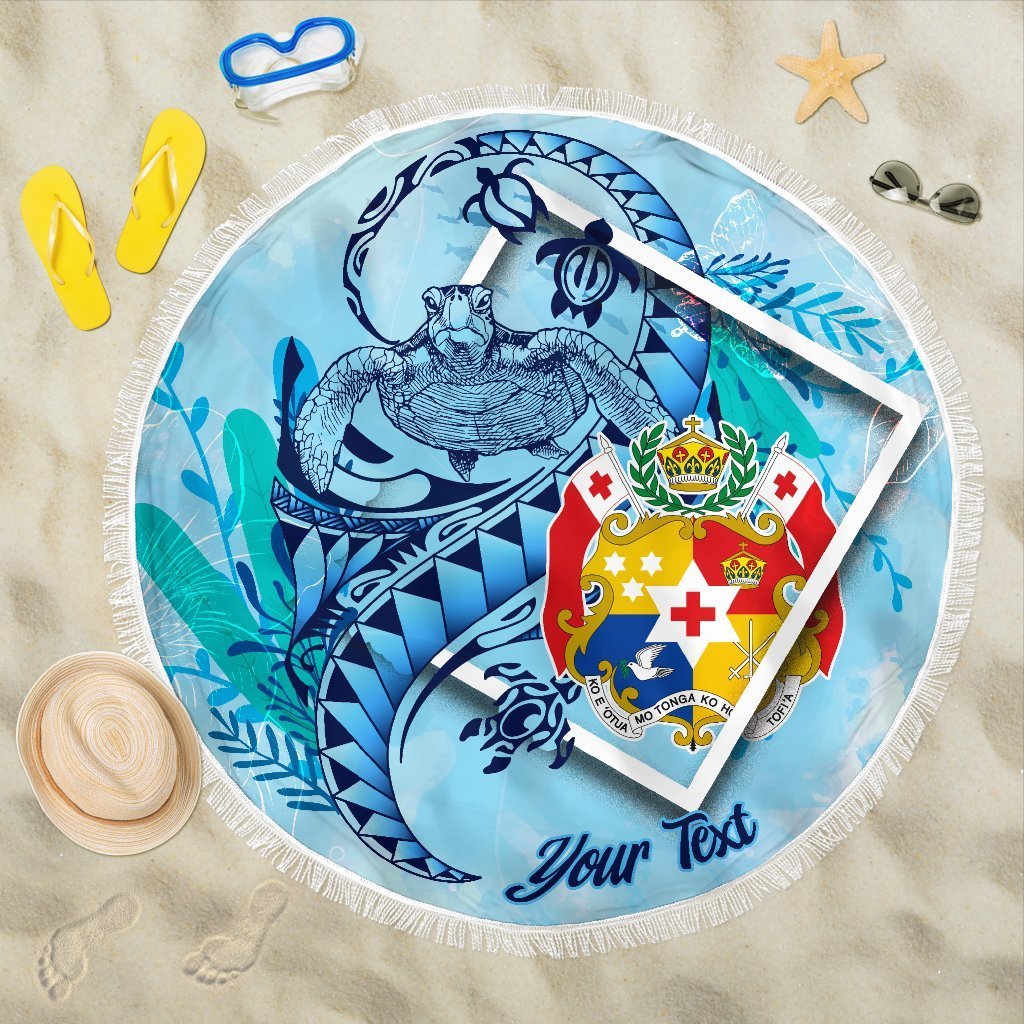 Tonga Beach Blanket – Custom Turtle Under The Sea Style – BN01