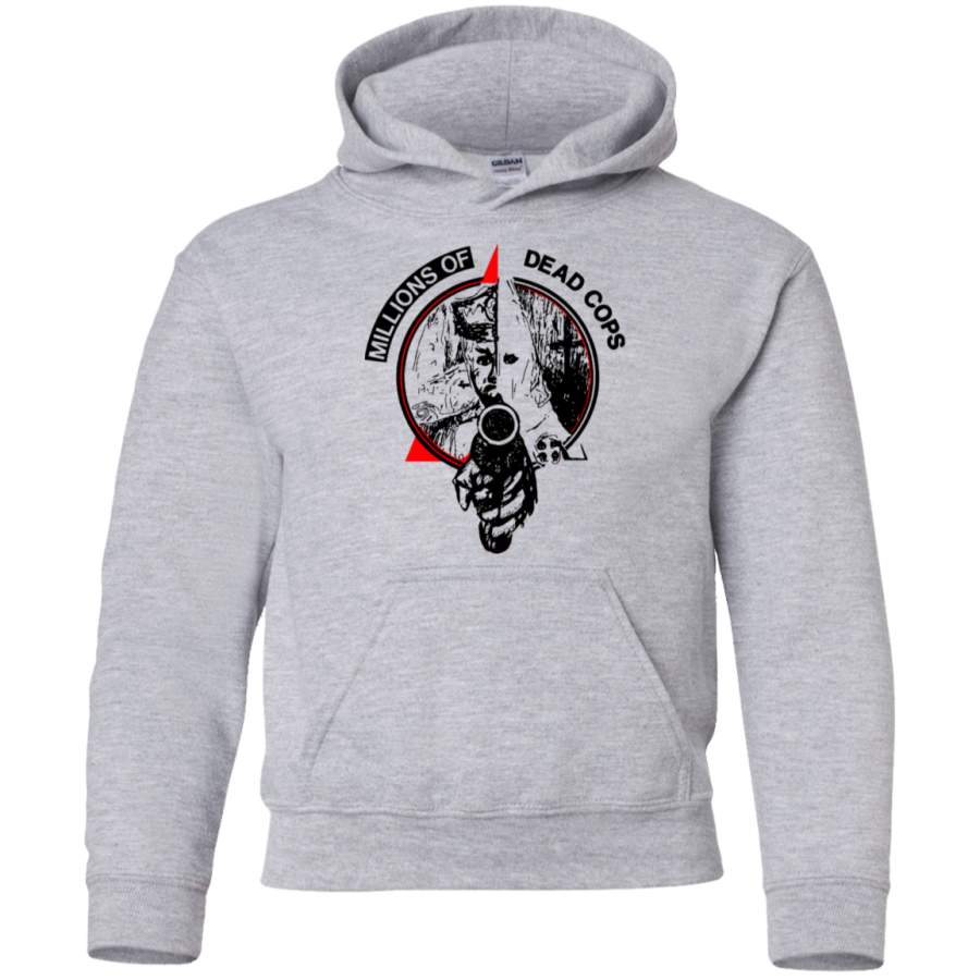 AGR Millions of dead COPS MDC Youth Pullover Hoodie