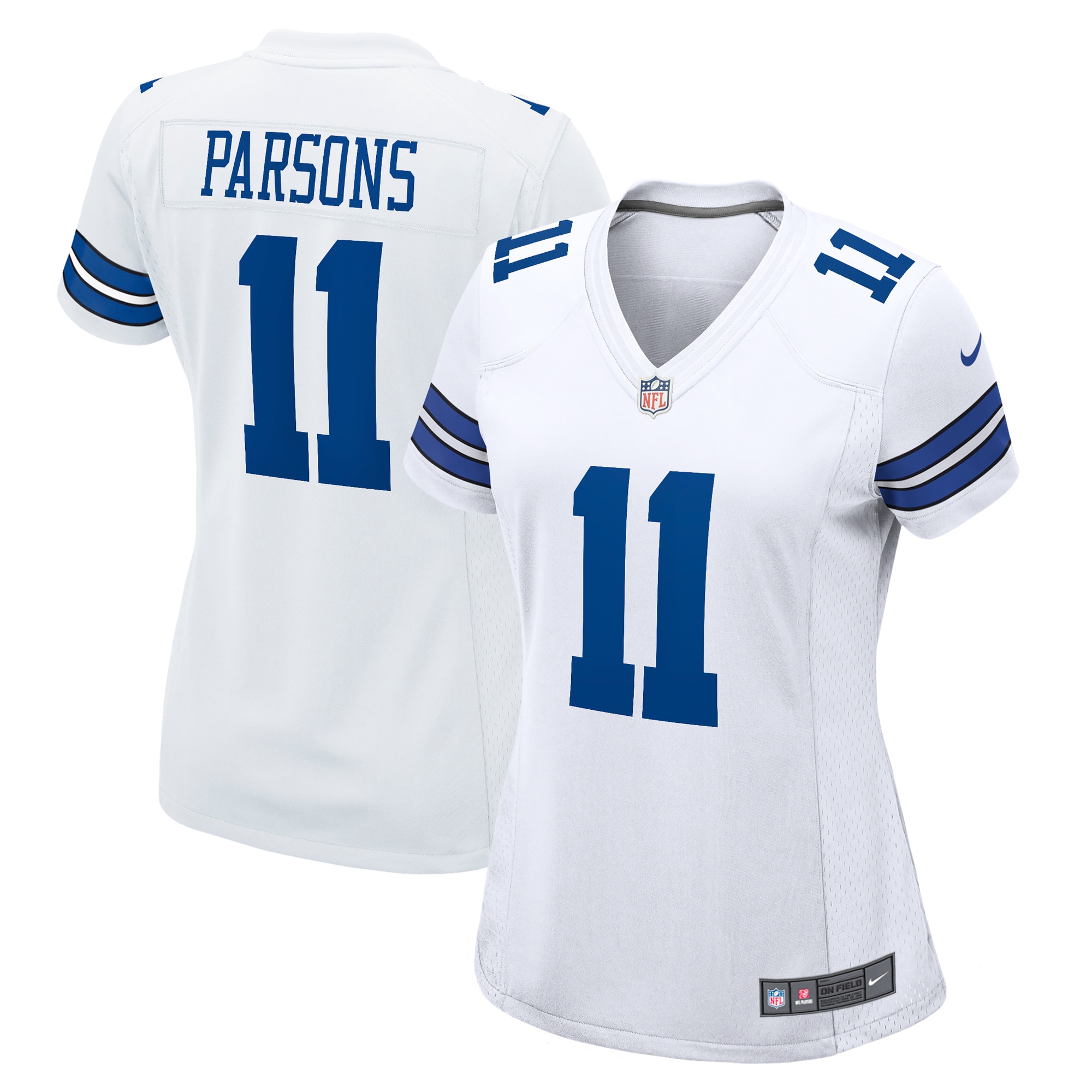 Women’s Dallas Cowboys Micah Parsons White Game Player Jersey