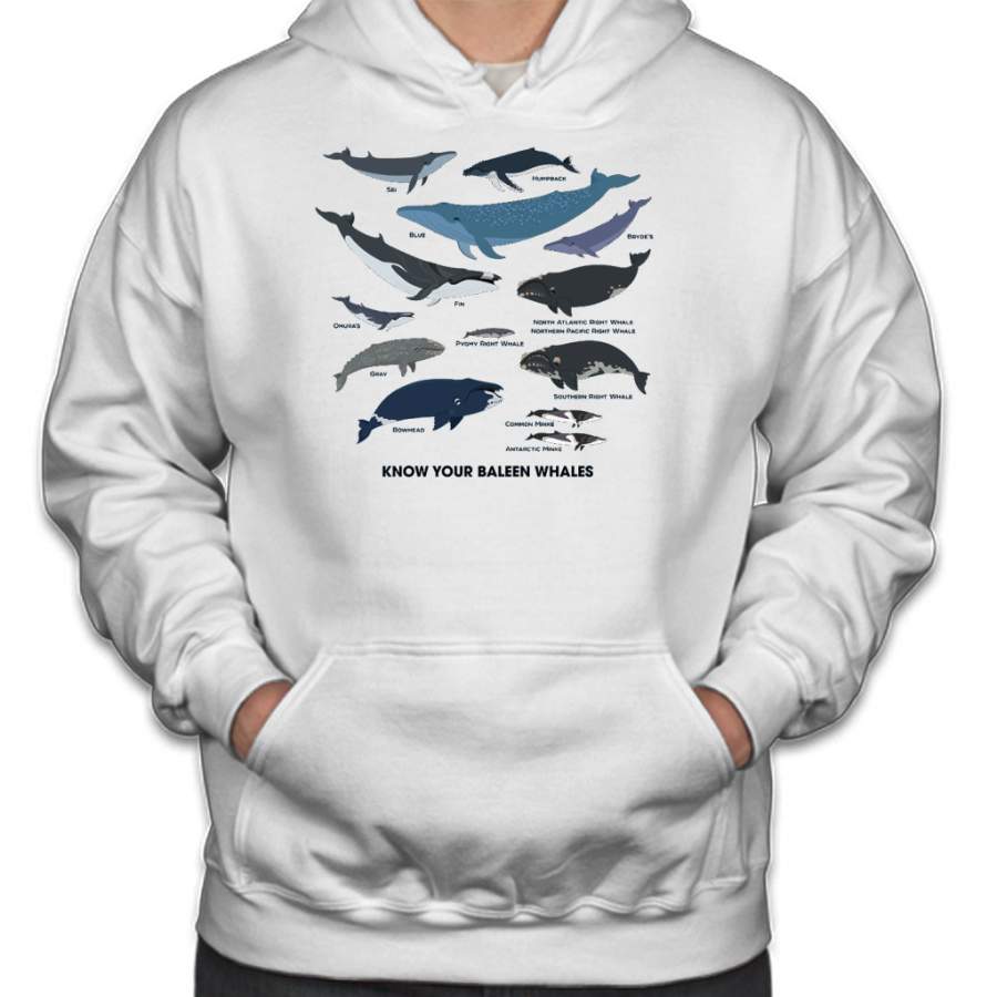 Know Your Baleen Whales Hoodie