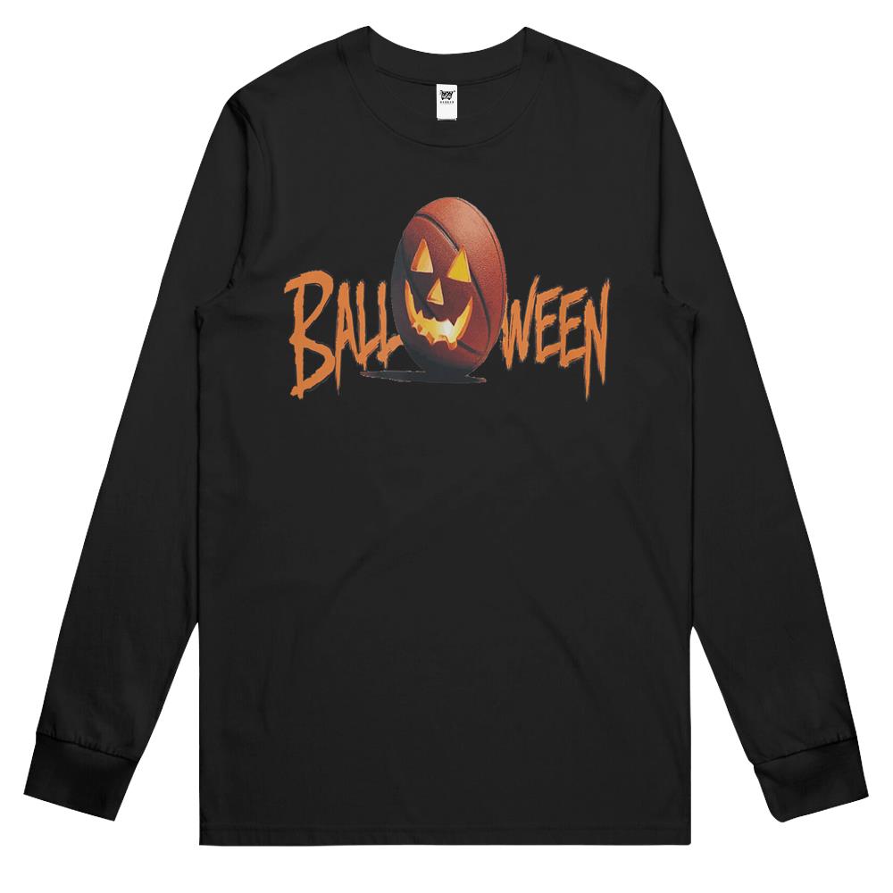 Halloween Long Sleeve T Shirts, Halloween Shirts For Women Men, Halloween Long Sleeve T Shirts, Balloween Basketball Funny Halloween Pumpkin Long Sleeve T Shirts Chicclosets Fashion