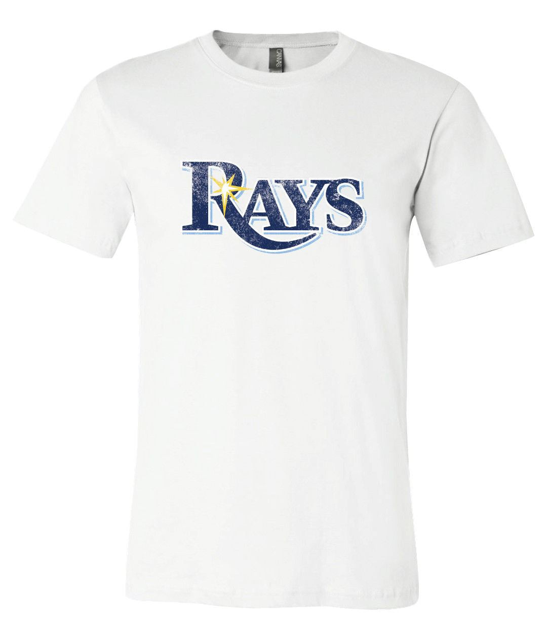 Tampa Bay Rays Logo Distressed Vintage Logo T-Shirt 6 Sizes S-3Xl!!