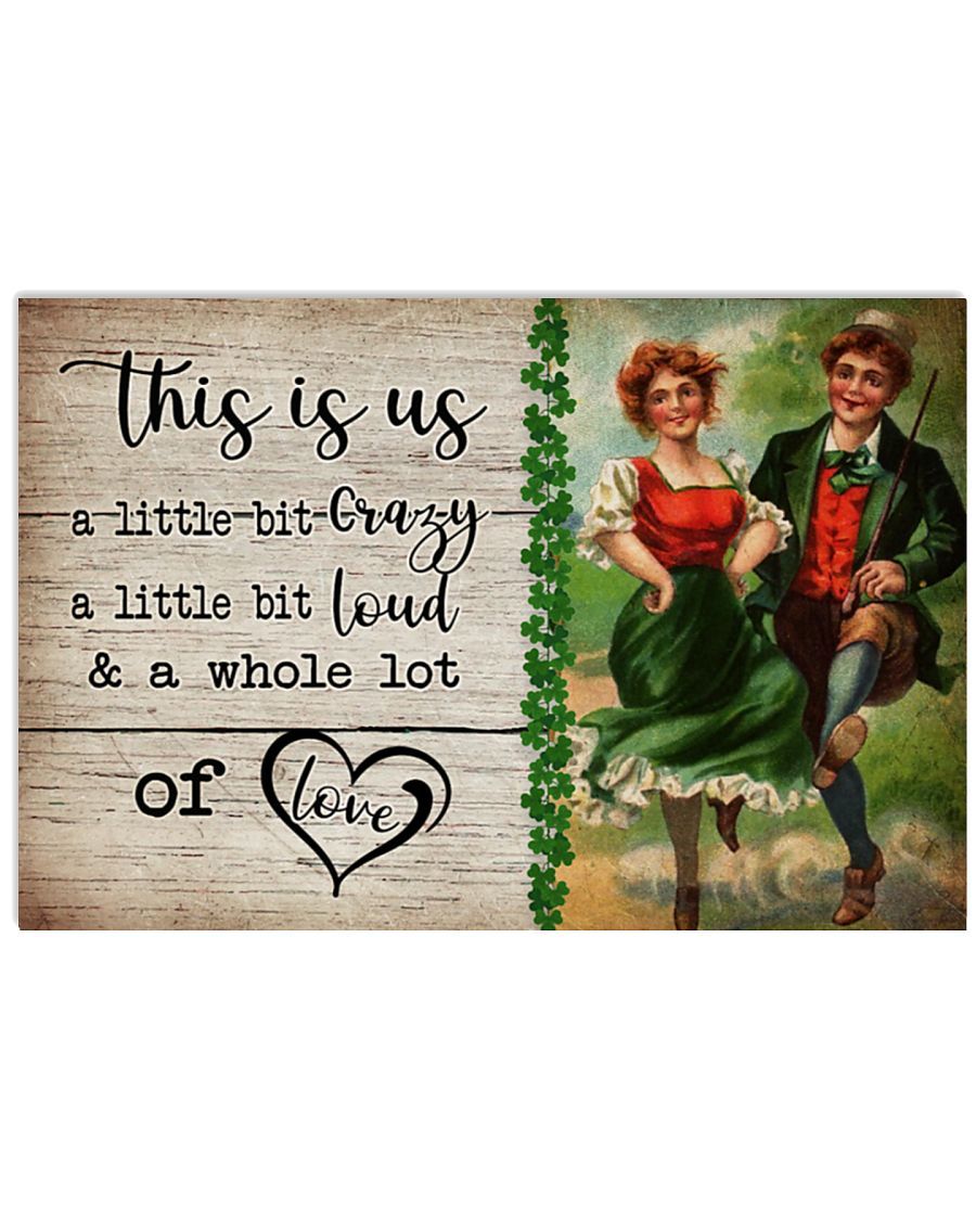 Irish Dancing Couple This Is Us Canvas Poster Wall Art, Poster Print, Canvas Print Wall Decor