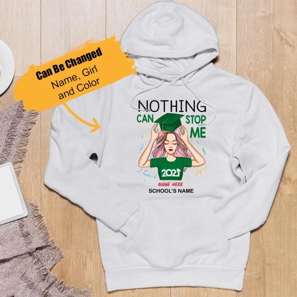 Personalized Graduation Girl Could Not Stop Hoodie – Trending Personalized