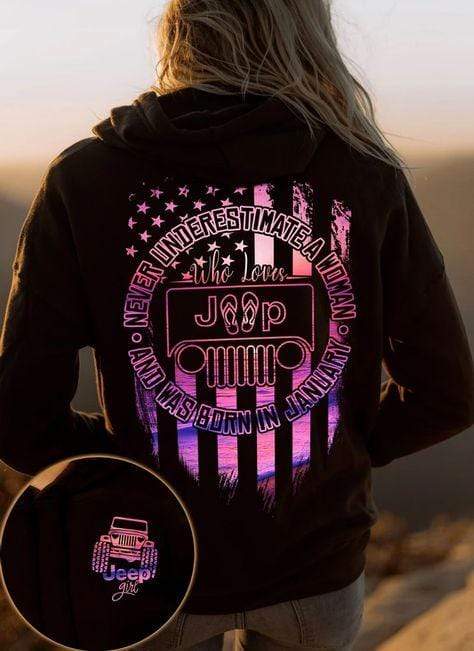 Jeep Girl who loves flip flop Hoodie 3D #V