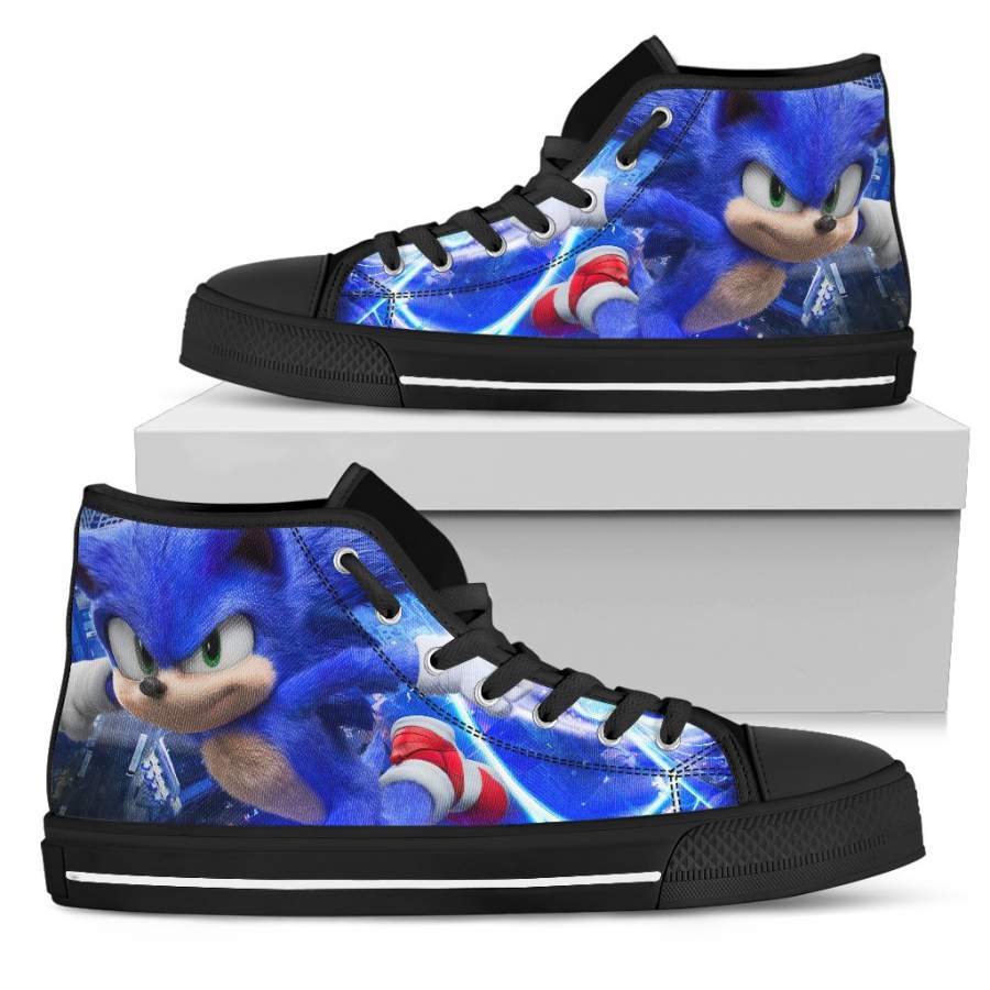 Sonic the Hedgehog Shoes High Top Sneakers for Men