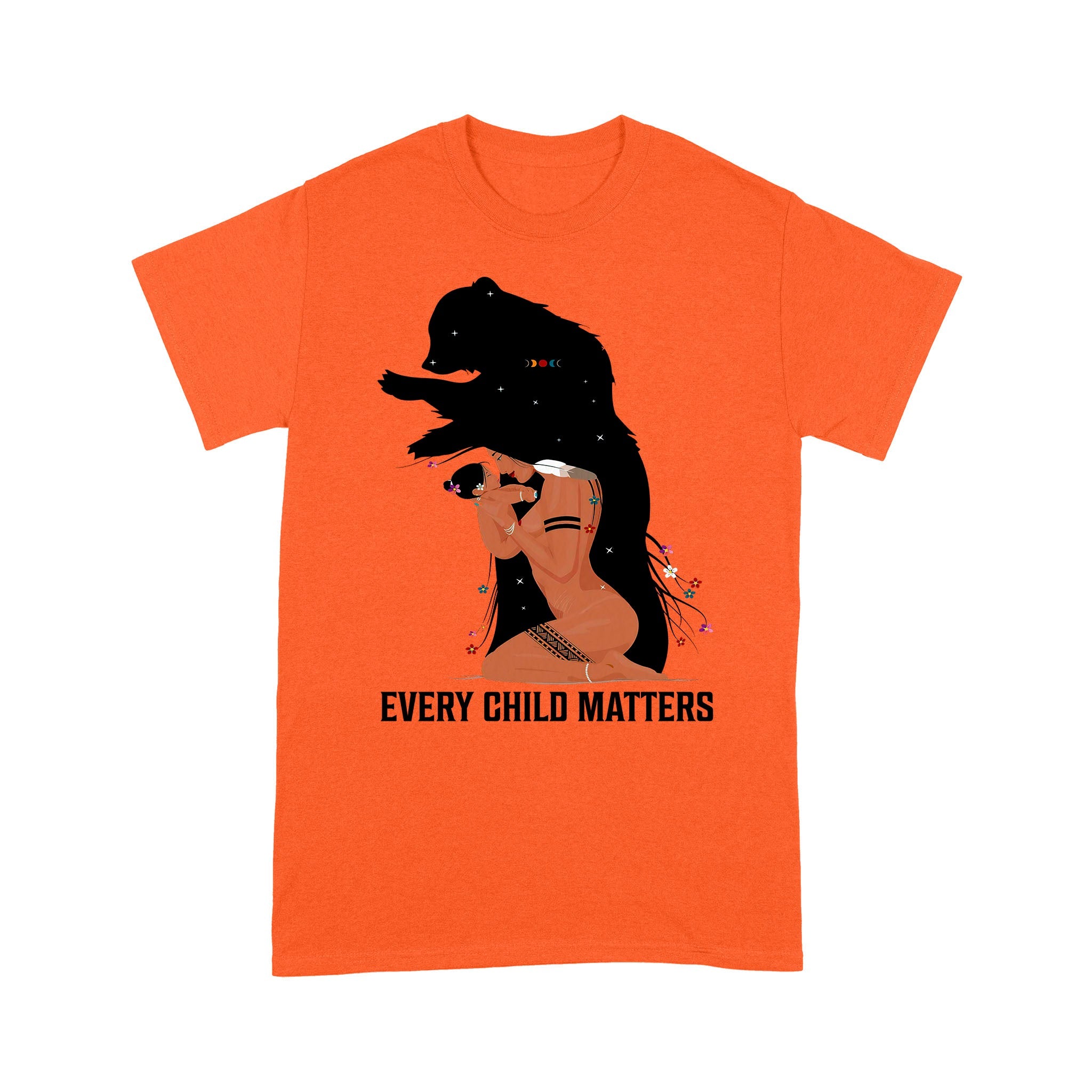 Vibecosy Every Child Matters Native American T-Shirt Vp24012202