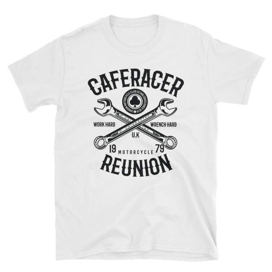 Cafe Racer Reunion Vintage Bike Poster T-Shirt