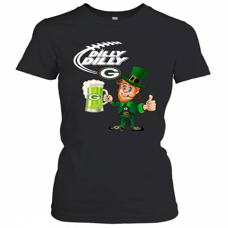 Green Bay Packers Dilly Dilly Saint Patrick Day Women’s T-Shirt