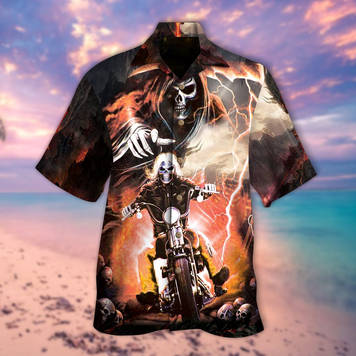 Death And Ride Aloha Hawaii Shirts For Men Women Ha15131