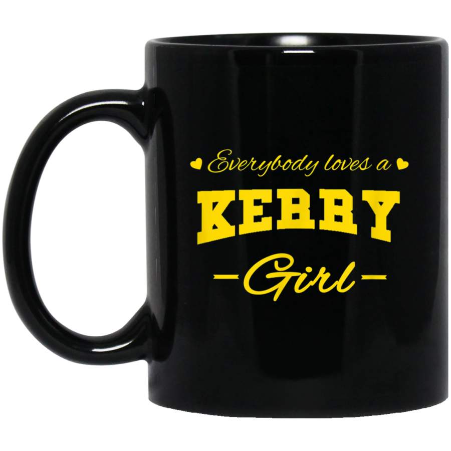 Everybody Loves a Kerry Girl  Vintage Irish Souvenir Mug