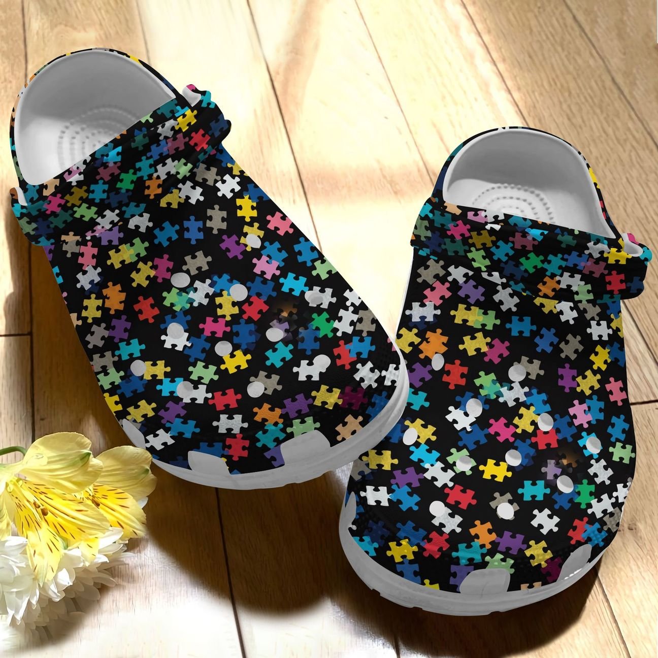 Autism Personalize Clog, Custom Name, Text, Fashion Style For Women, Men, Kid, Print 3D Pattern