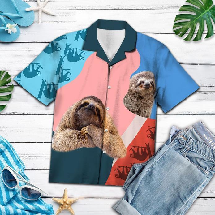 Sloth Lover Hawaii Shirt For Men And Women Ha59115