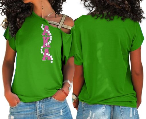 Alpha Kappa Alpha Sorority 1908 Cross Shoulder Shirt