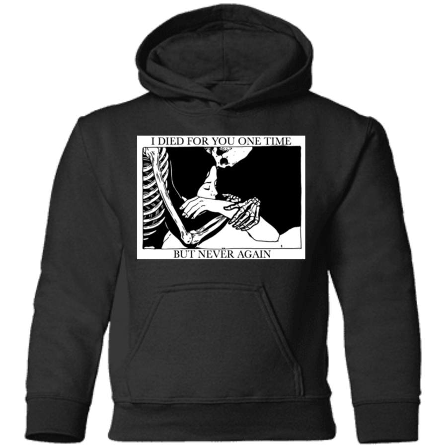 AGR I Died For You One Time, But Never Again Toddler Pullover Hoodie