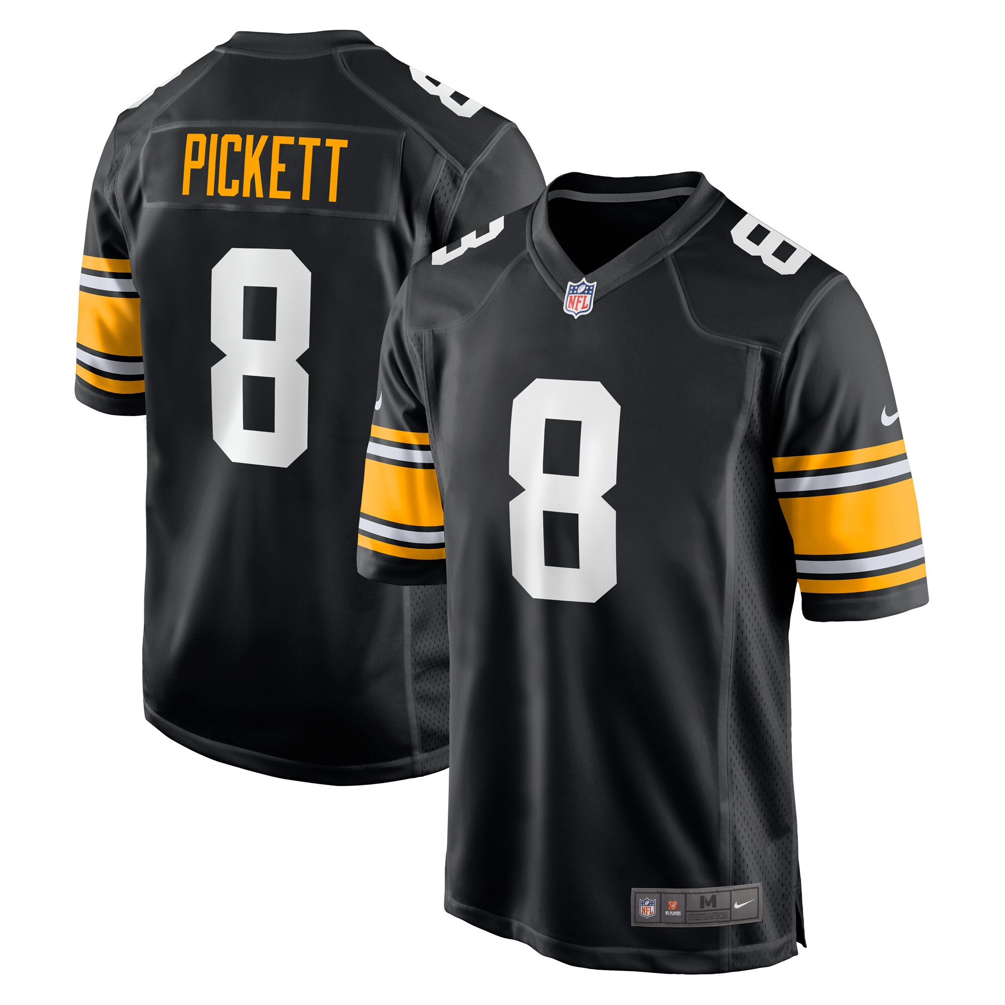 Men’s Pittsburgh Steelers Kenny Pickett Black Player Alternate Game Jersey