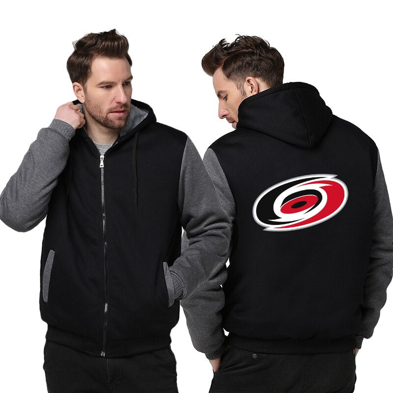 Carolina Hurricanes Printing Fleece Hoodies Jacket