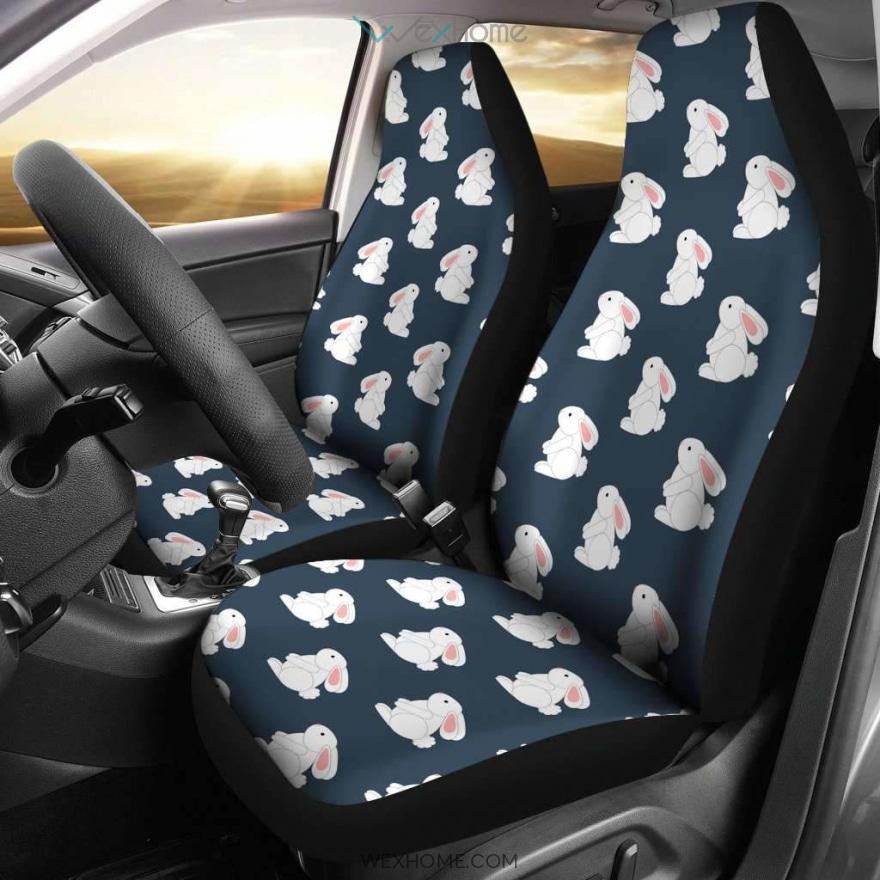 Bunny Rabbit Cute Car Seat Covers Amazing Gift Ideas Unique Car Gift 2021