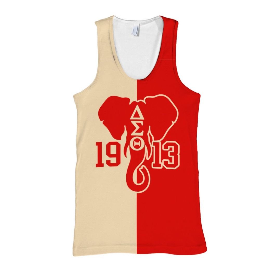 Wonderprint Tank Top Delta Sigma Theta Soro Inc Elephant  1913 Tank Top