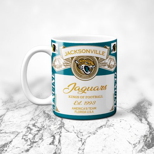 Jacksonville Jaguars- Budweiser- 11oz and 15oz Ceramic Mug