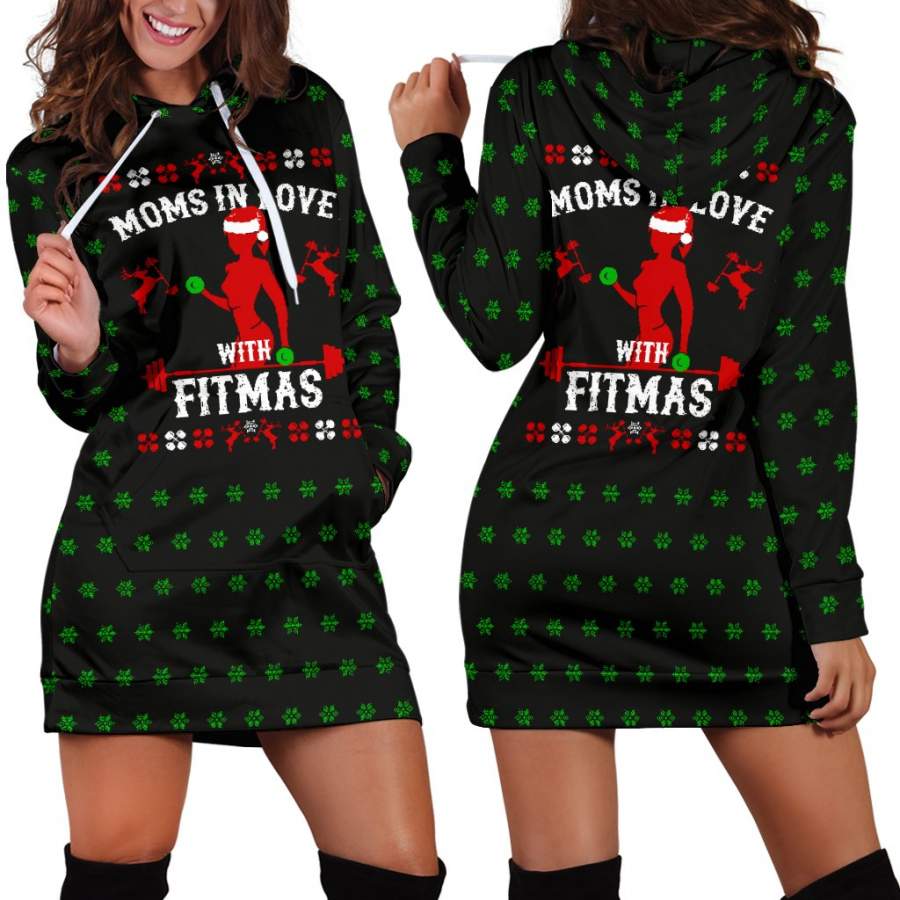 MILF Christmas Hoodie Dress – Personalizedcustoms