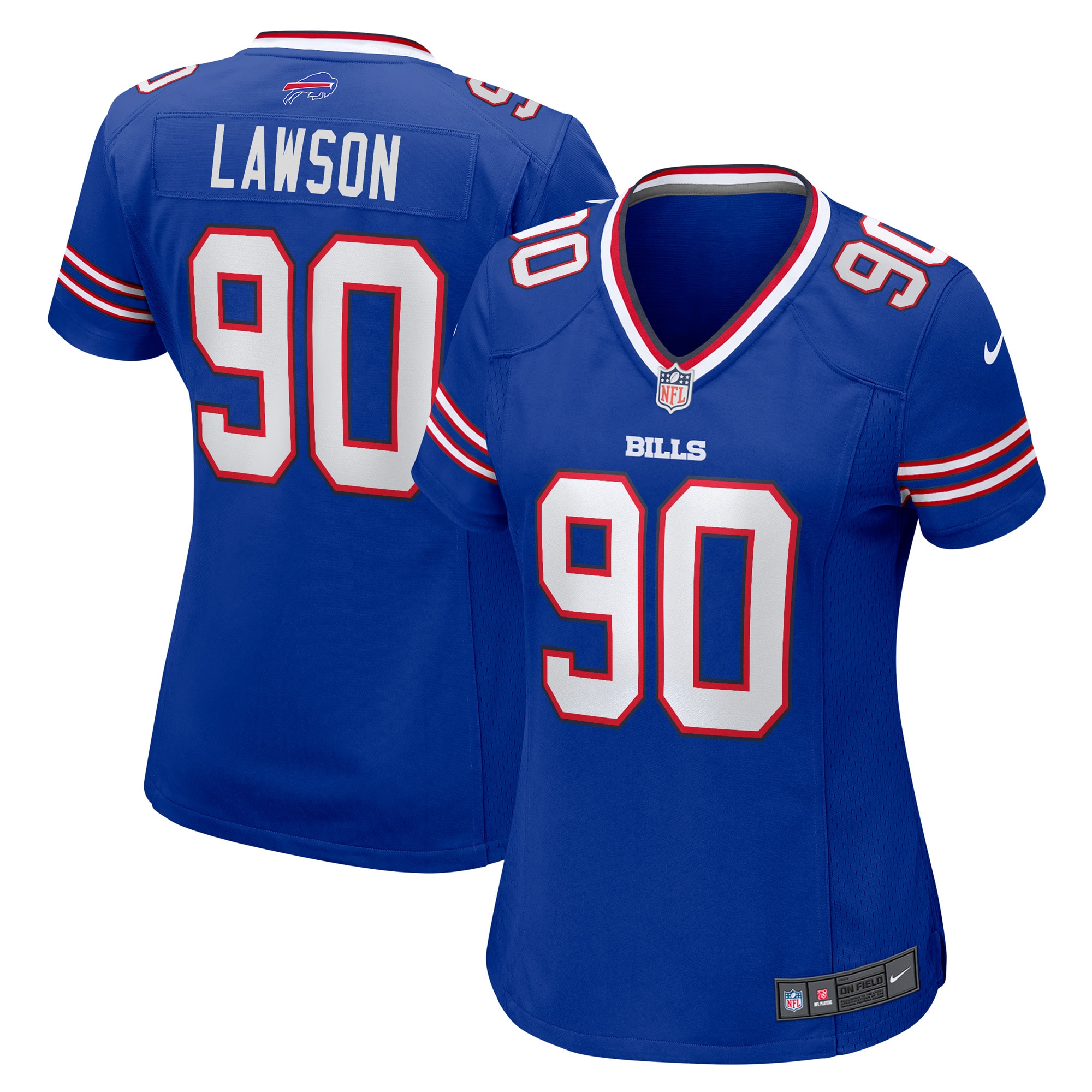 Women’s Buffalo Bills Shaq Lawson Royal Game Jersey