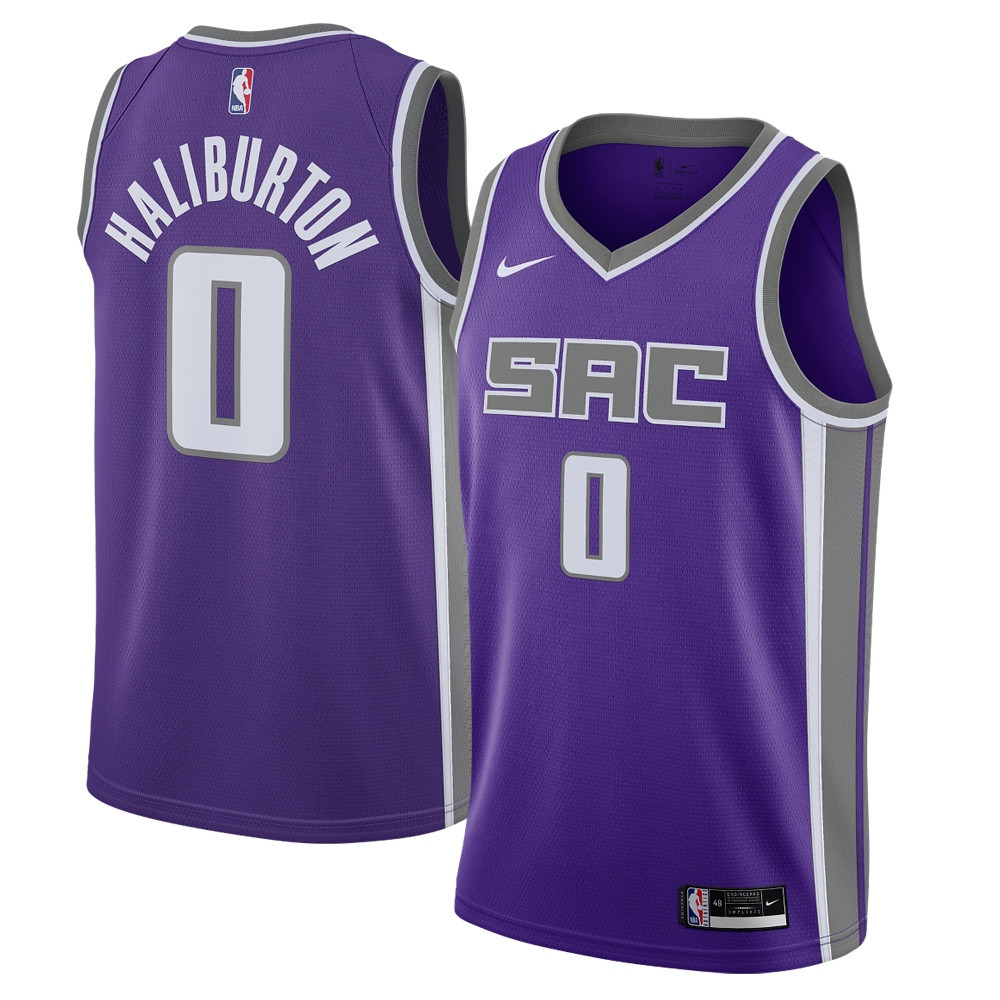 Tyrese Haliburton Sacramento Kings 2020/21 Swingman Jersey Purple – Icon Edition NBA