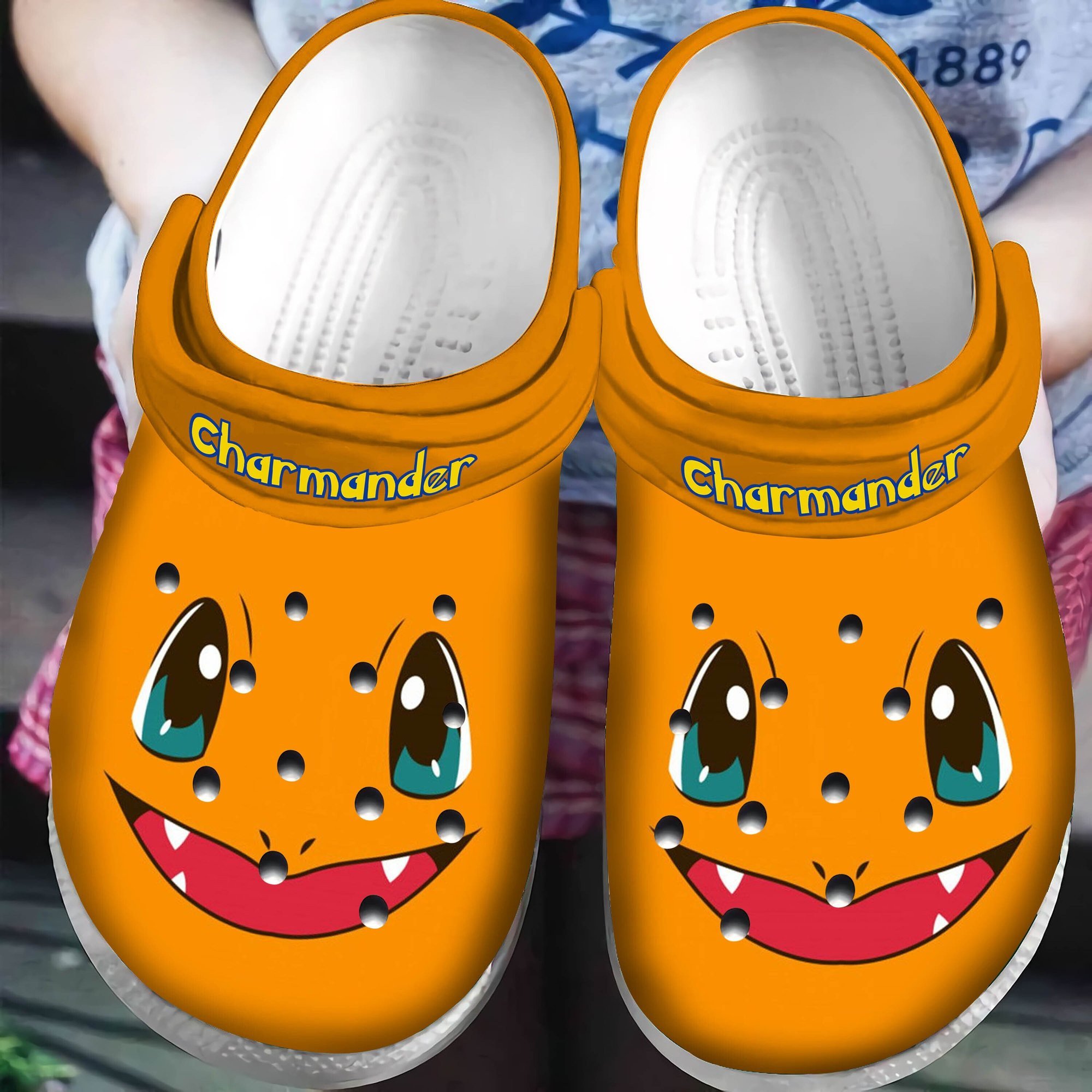 Pokemon Charmander For Men And Women Rubber Crocs Crocband Clogs, Comfy Footwear