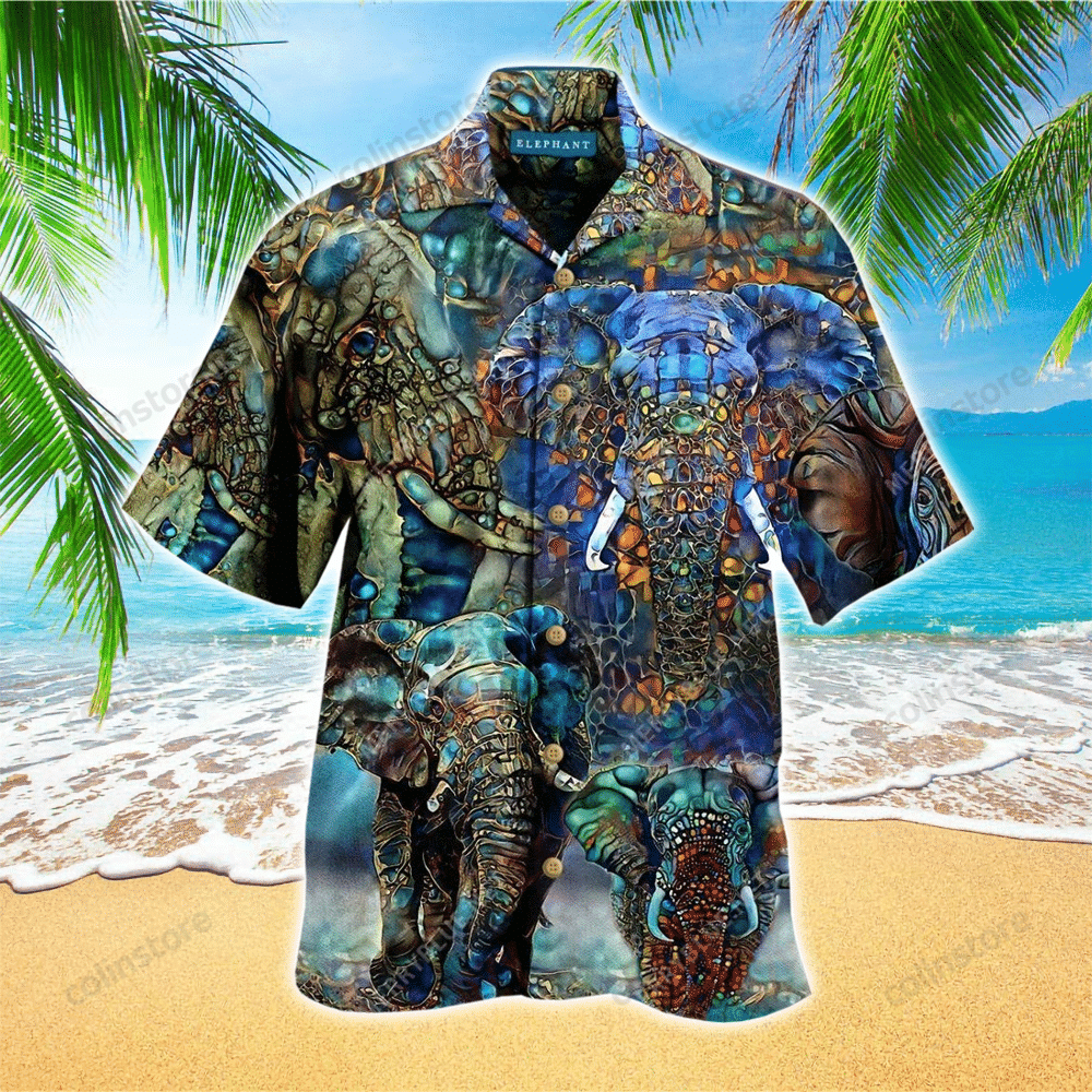 Elephant Aloha Hawaii Shirt For Ha41824