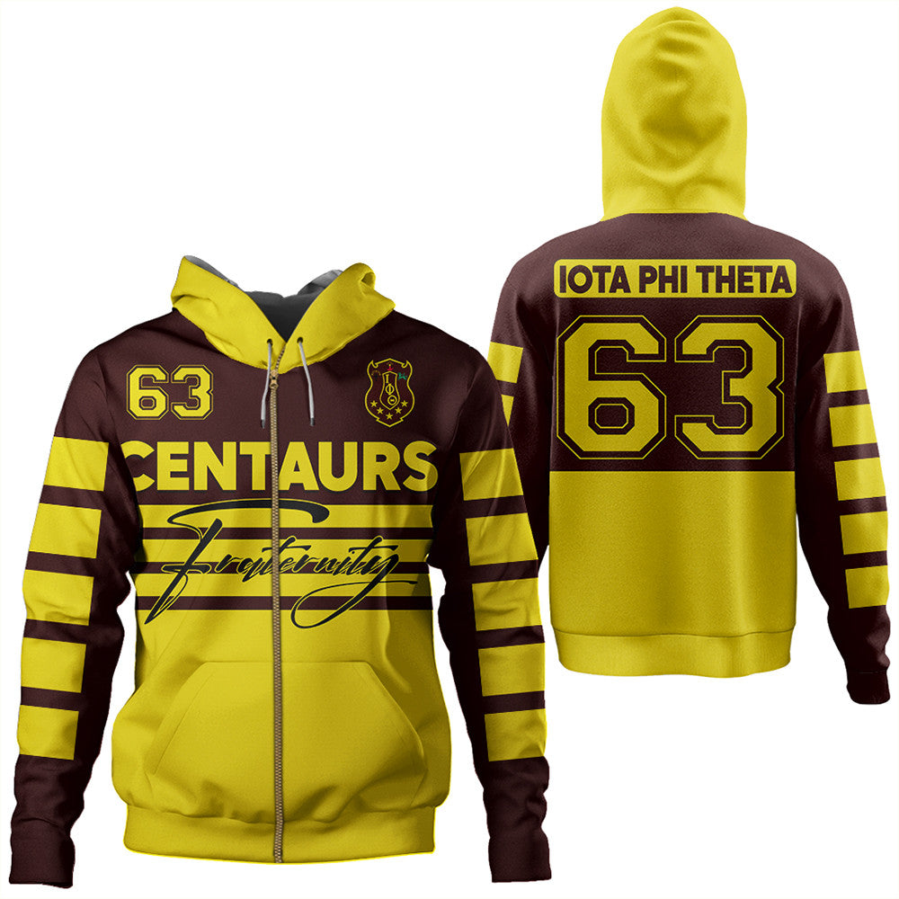 Fraternity Hoodie – Iota Phi Theta Sporty Premium Zip Hoodie