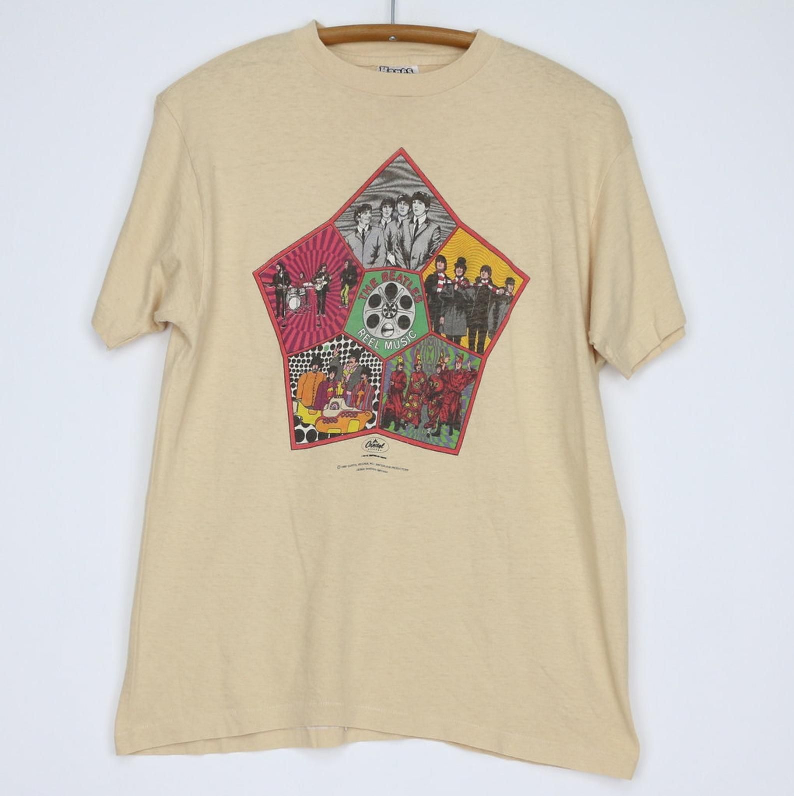 Beatles Shirt Vintage Tshirt 1982 Capitol Records Reel Music Tee 1980S ...