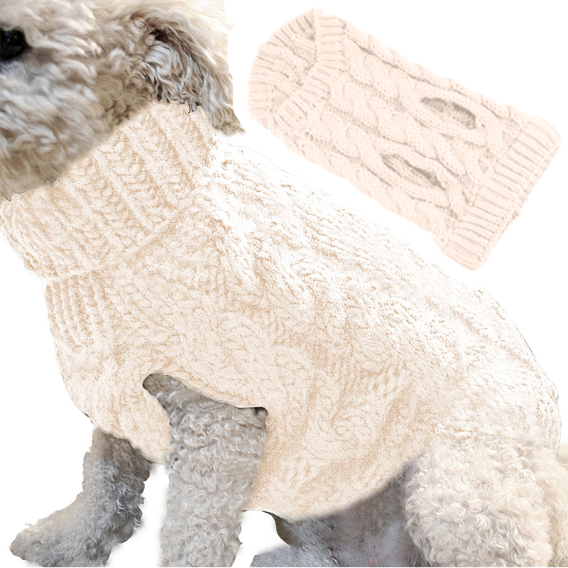 Winter Warm Dog Cat Sweater Clothing Turtleneck Knitted Pet Dog Puppy Clothes Costume For Small Dogs Cats Chihuahua Outfit Vest alx