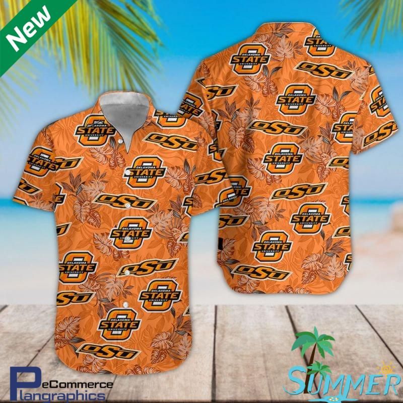 Oklahoma State Cowboys Aloha Shirt Hawaiian Aloha Shirt Hawaiian Shorts Beach Short Shirt