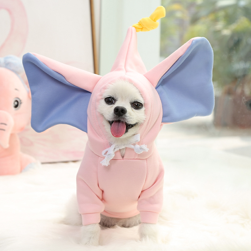 Dog Winter Warm Clothes Cute Plush Coat Hoodies Pet Dogs Costume for Puppy Cat French Bulldog Chihuahua Pets Jumpsuit Sweater alx