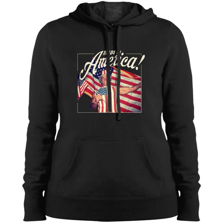 AGR Made In America – Arnold Schwarzenegger Ladies’ Pullover Hooded Sweatshirt