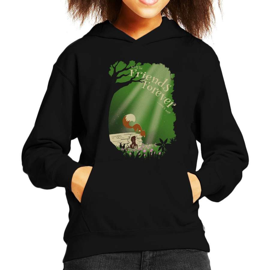 Fox and Hound Friends Forever Kid’s Hooded Sweatshirt