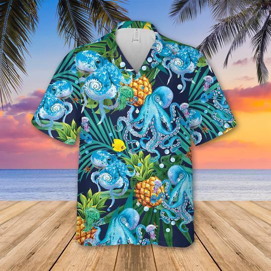 Octopus Hawaii Shirt Ha109229