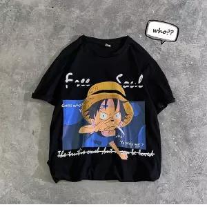 “One Piece Luffy Free Soul” T-shirt